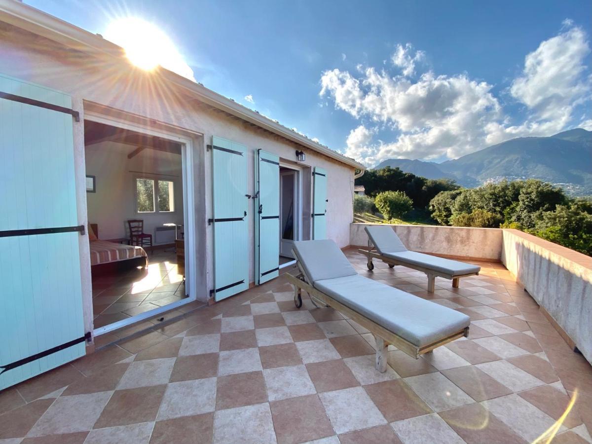 Villa vue mer dans nature protégée, plage à 1,5 km Cervione Esterno foto